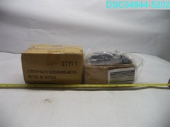 UNBRANDED 216519 GATE HARDWARE KIT METAL, BLACK