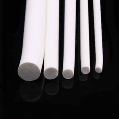 φ8-20mm Silicone Rubber Cord White Seal Foamed Sponge O Ring Heat resistant Cord