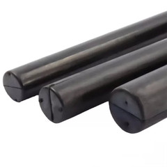14MM-150MM Black Solid Fluororubber Round Rod Materials L=100MM/450MM/500MM