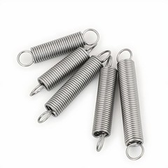 304 Stainless Steel Expansion Spring Extension Tension Spring Wire Dia 0.7mm-1mm