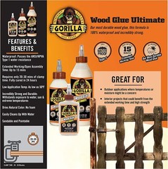 Gorilla Ultimate Waterproof Wood Glue