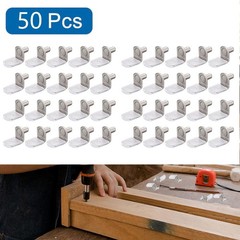 50 Pcs Shelf Support Pegs, 1/4 Inch (6.35mm) Metal Shelf Pins for Wood Shelve…