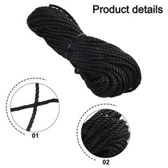 Shrink-proof Nylon Tarpaulin Rope Moisture Resistant Reliable Material