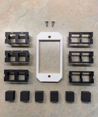 Legrand Wiremold 8ACT6A 6Port Communication Plates Evolution Series Lot 2 – P12