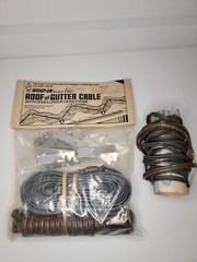 WRAP-ON Roof and Gutter Electric Deicing Cable 20 Foot 14020 Melt Ice Snow 160W