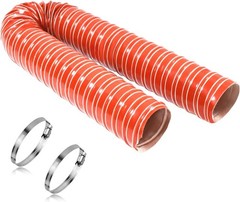 NOWBALL 3in Automotive Air Duct Hose, Length 1 Meter-3.3ft, 3″ Silicone Flexi…