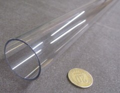 Polycarbonate Round Clear Tube / Tubing 1.50″ x 1.375″ (1 1/2″ x 1 3/8″)-944