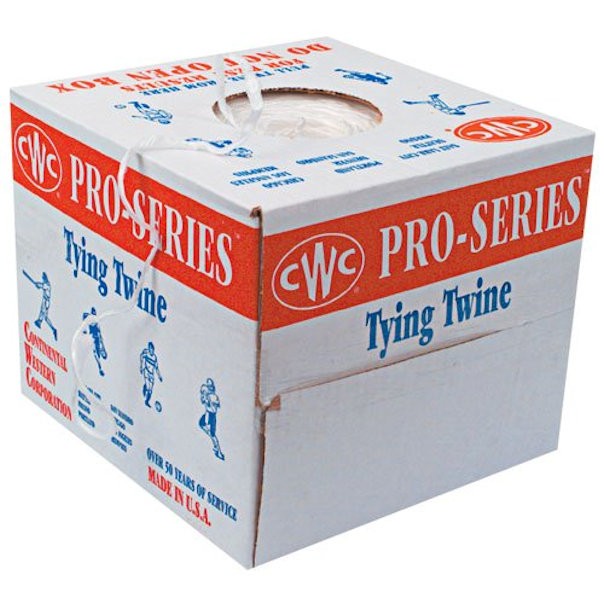 CWC Poly Twine – 1 Ply, 5500 Feet White (New Damaged Box)