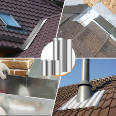 Aluminum Roll Flashing, 8” X 100′ Metal Roofing Roll for Roof and Garden, Preve