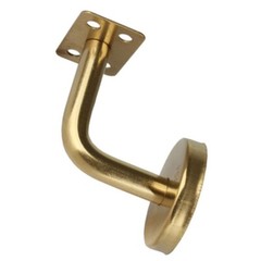 Gold Handrail Bannister Support Stair Rail Bracket Balustrade Wall Mounted