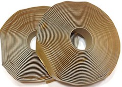 (2-PACK) DEHCO / COLORIMETRICS BUTYL / PUTTY TAPE -GRAY -1/8″ X 3/4″ X 30′ 5800G