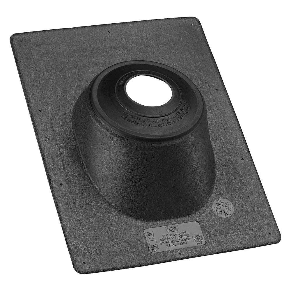 OATEY 11919 Roof Vent Flashing,1-1/2in. to 3in. PK 10