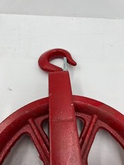 Gin Block Pulley 10″ Lifting Scaffolding Hoist Post Galvanized Steel Heavy Duty