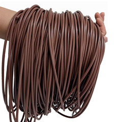 Black Brown Fluorine Rubber solid Round Sealing Strip O-ring Seal Cord Ø 2-18mm