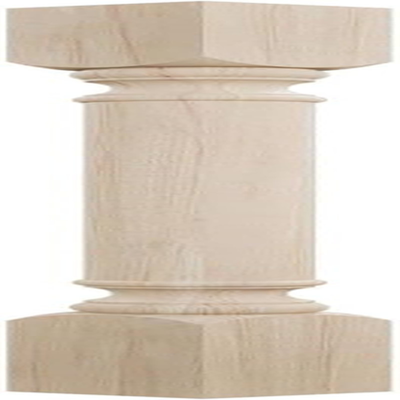 COL03X03X35TRRW Traditional Cabinet Column (Top Block: 6 1/8″, Bottom Block: 7 1