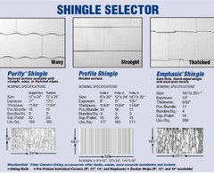 Fiber Cement Siding Shingle Wavy Replacement Weatherside No Asbestos 12 x 24 in.