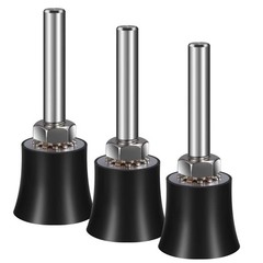 3-Pack Disc Pad Holder Shank – 1″, for Polishing, Sanding, Surface Preparatio…