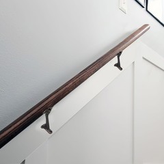 2 Pack 3 Inch Oil Rubbed Bronze Hand Rail Bracket Heavy Duty Hardware for Sta…