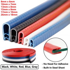 EPDM Car Door Edge Guard Protector Moulding Trim Edge Strip Chip Protect 5 Color