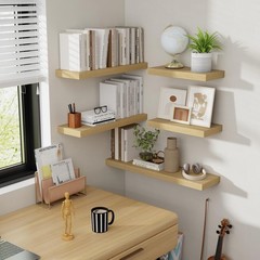 Acovy 30 Inch Floating Shelves, 8 Inch Deep Floating Shelves for Wall, Hangin…