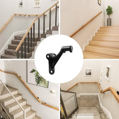 Handrail Stair Brackets 3″ Oil Rubbed Bronze Finish, 6 Pack Heavy Duty Support H