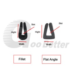 1 – 12mm Edge Protection Frame Profile Rubber Profile Rubber Seal U-profile Slot