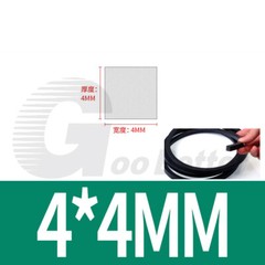 Solid Fluorine Rubber O-Ring Cord Oil Water Seal Gasket Strip 4x4mm to 30x30mm