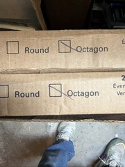 Mid America Octagon Vinyl Gable Vents (In Stock Now) 2 Vent Lot 🔥