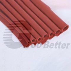 Red Silicone Rubber P Profile Oven Cooker Door Seal Replacement Gaskets Strips