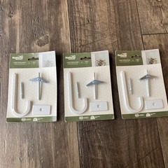 Planter Ceiling Hook White 50-Lb Load N275-512 Lot Of 3 For Hanging Basket