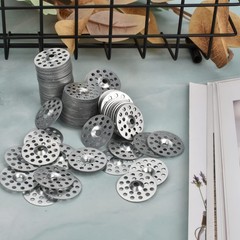 AccEncyc 1 Inch Plaster Washers 200 Pcs Buttons Metal 25 mm / 1 inch