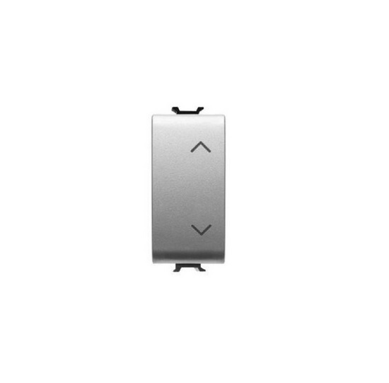 GEWISS GW 14140 UNIPOLAR BUTTON 16A NA-NA TITANIUM CHORUS INTERLOCK