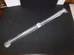 4WML9 Str Grab Bar, Satin, 42 In L, 1-1/4 Dia (T)