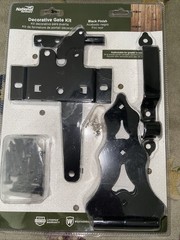 National Hardware V867 N109-015 Gate Installer Kit Heavy Duty Black Steel
