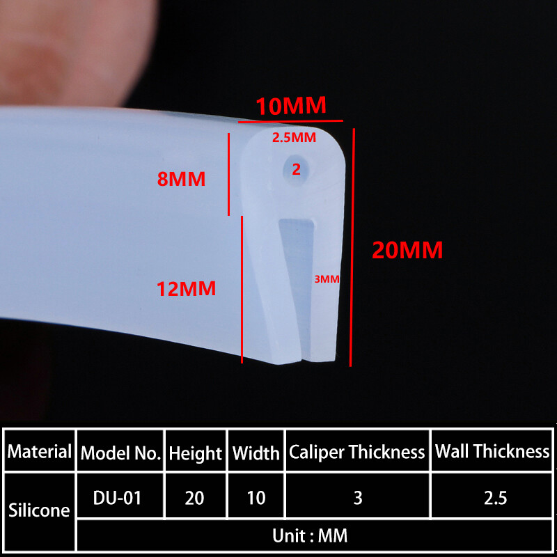 U-Shaped Silicone Rubber Sealing Strip Oven Cooker Door Seals 250°C High Temp