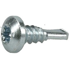 Power Pro Metal Screws, Self-Drilling, Pan Head, 10-16 x 5/8-In., 142-Ct.