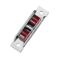13mm Dia, Sliding Door Window Pulley Twin Wheel, Stainless Steel 4pcs