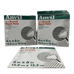 Anvil 6in Drywall Repair Patch Set of 3