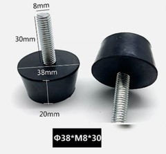 M6/M8/M10 Rubber Adjustable Feet Screw Leveling Table Foot Machine Furniture Leg