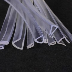 U-Shaped Transparent Rubber Edge Strips Door Window Frame Edging Trim Sealing