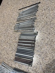 Lot 31 9 New Amerimax Part #25043 Aluminum Spike 7″ White 5″ Ferrule & 22 Used