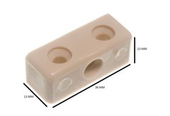 Modesty Fixit Furniture Connecting Jointing Block Beige Pack Of 20