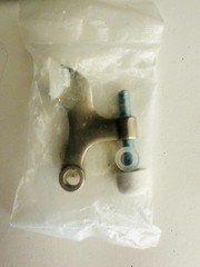 JVJ Hardware Satin Nickel Finish Hinge Pin Door Stop NEW NIP Taiwan Vintage