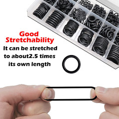 770Pcs Rubber O Rings Kit18 Size Metric NBR Washer Gasket Sealing Assortment Kit