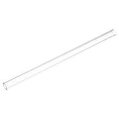 2pcs Clear Rigid Tubing Pipe 12mm ID x 18mm OD 305mm Plastic Tube