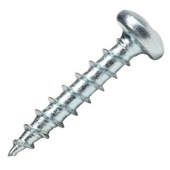 100 Pack #6 x 3/4″ Pan Head Phillips Deep Thread Wood Screws Nickel