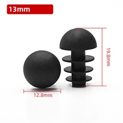 Domed Round Plastic – 13/16/20/25~76mm – Blanking End Cap Caps Tube Pipe Inserts