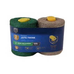 Jute Twine + Bonus Cutter 2-Pk., 500 Ft. – 642081