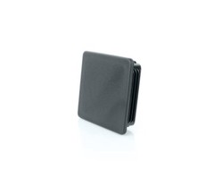 10 x fin plugs square tube 16 x 16 mm square anthracite end caps plastic