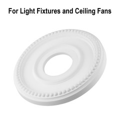 Home Decorative Ceiling Fan Light Plate with PU Medallion for Fixtures